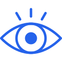 Eyeball illustration representing visible chain of custody